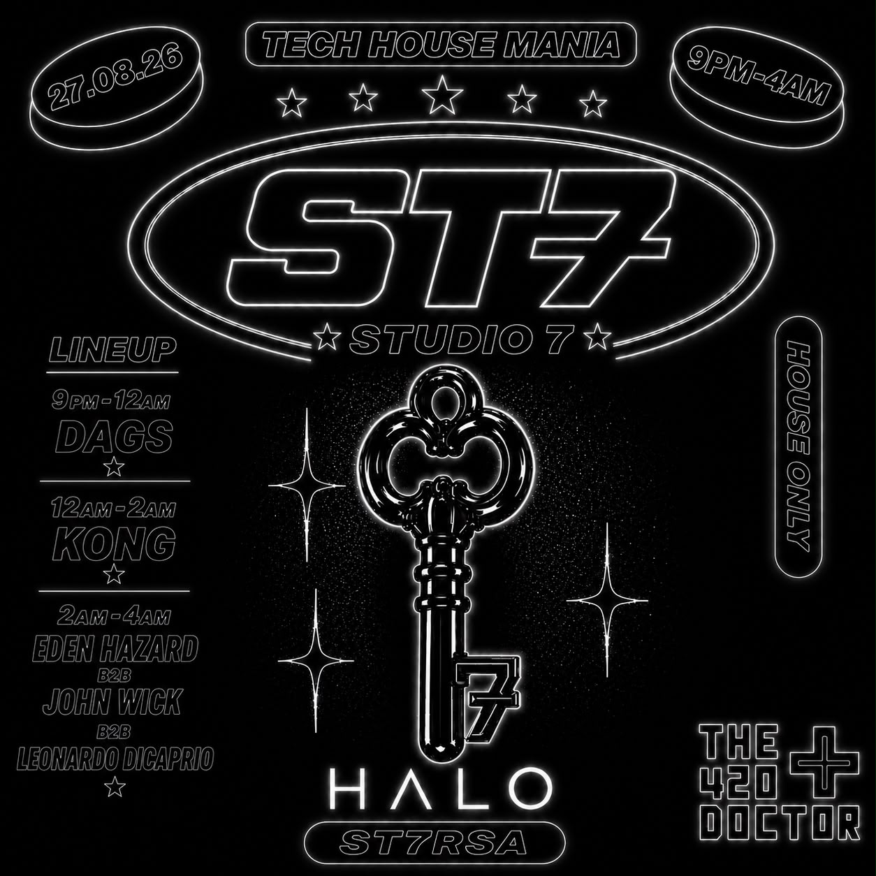 Studio 7 at Halo featuring DAGS, 27 August 2026